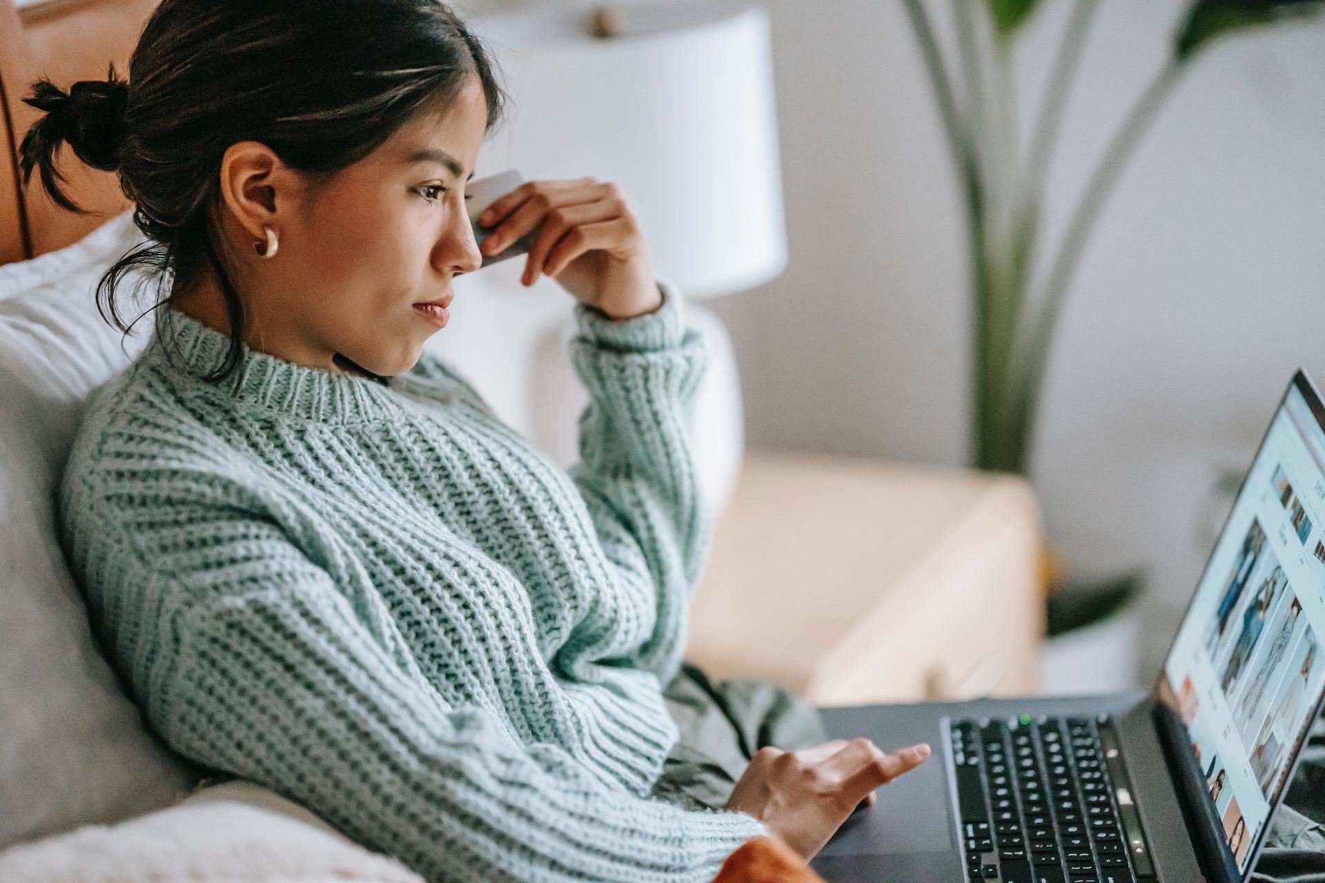 customer purchase stock image