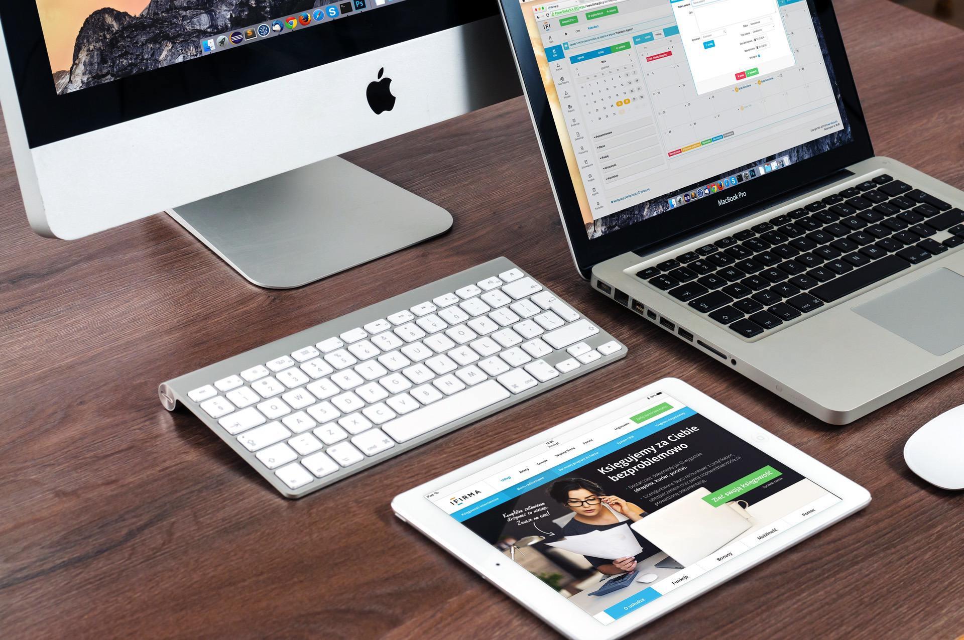 web design for tablet, computer and mobile