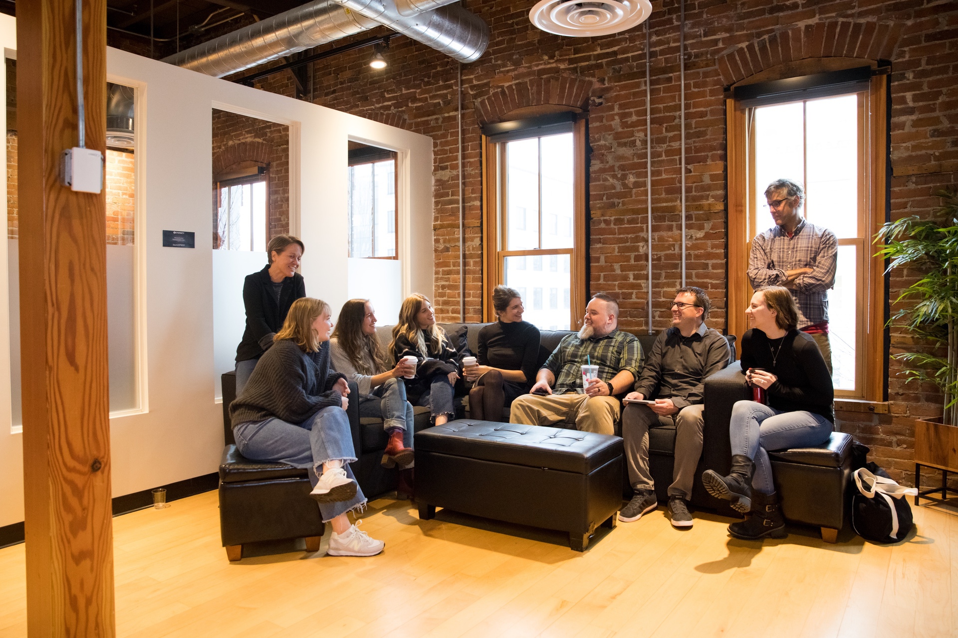 the eternity team at the office